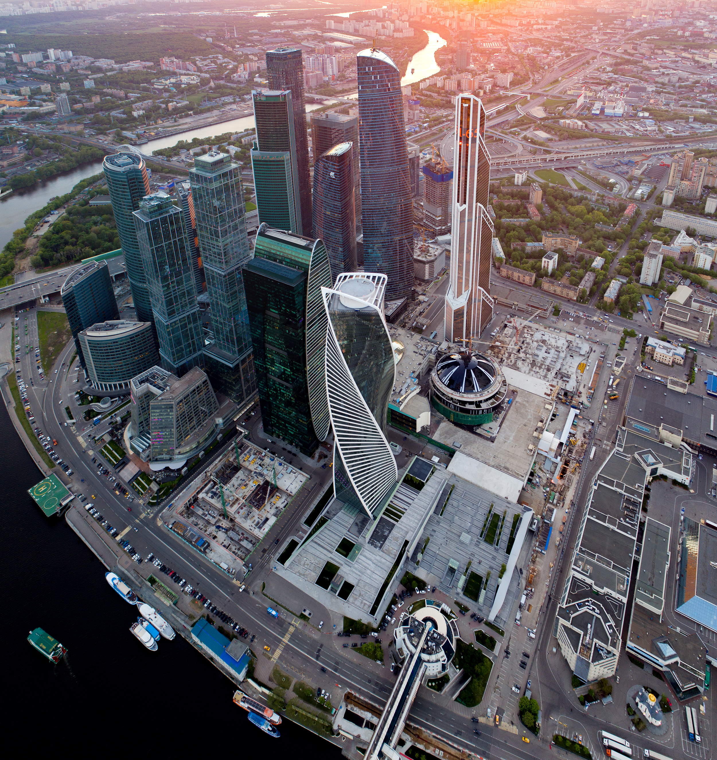 Фото москва сити сверху