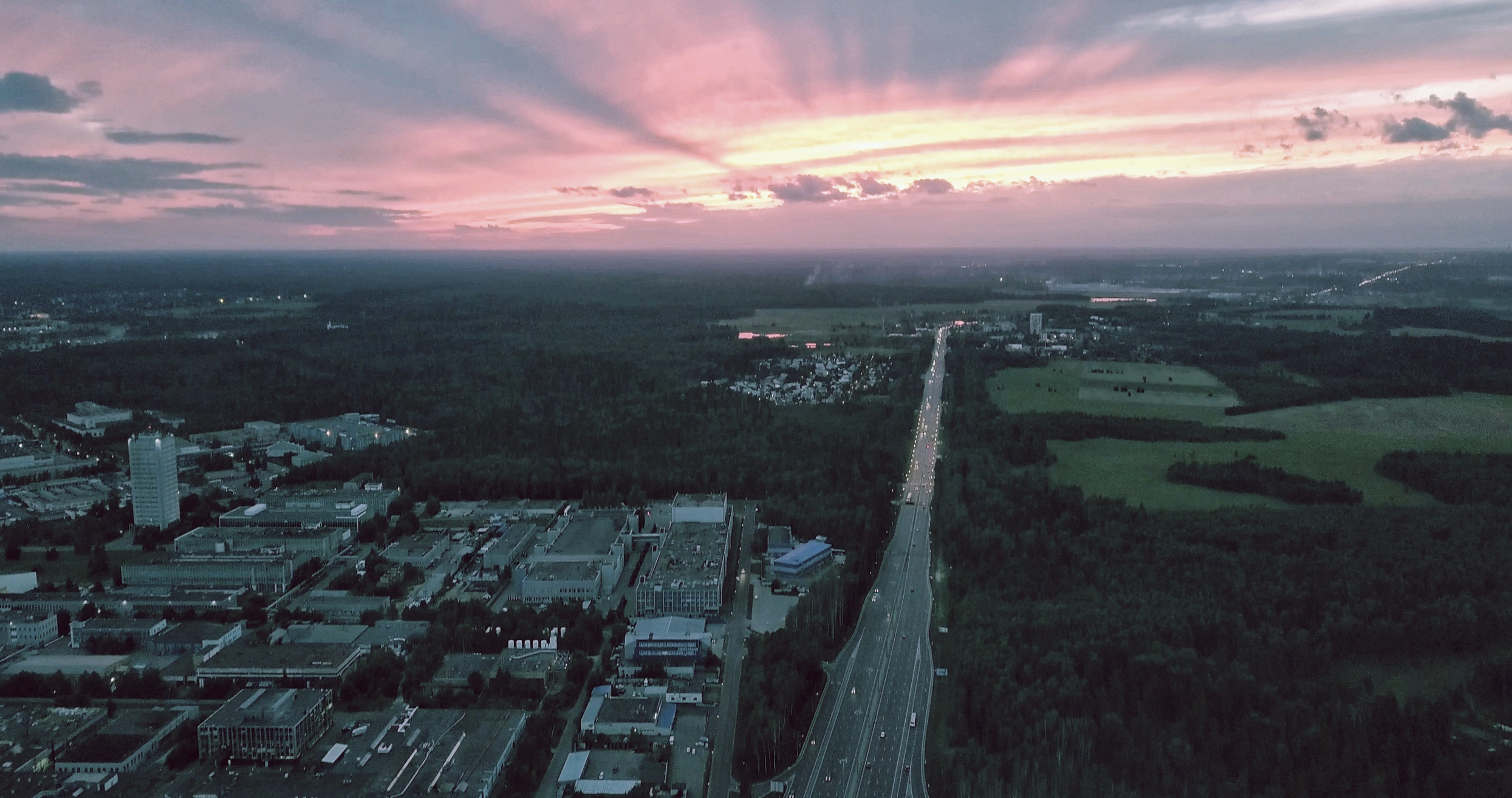 Фото зеленограда с высоты