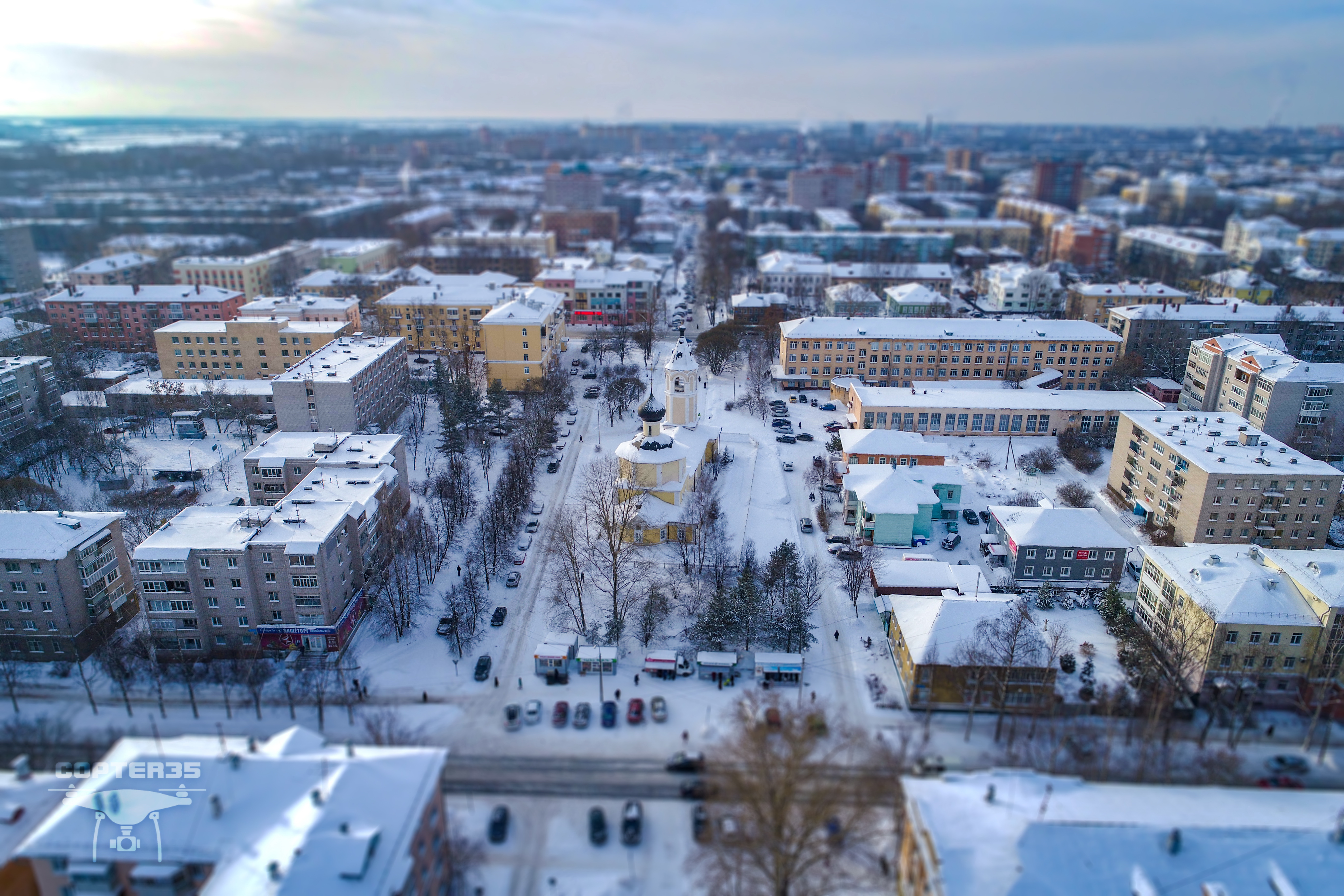 Вологда фото сверху