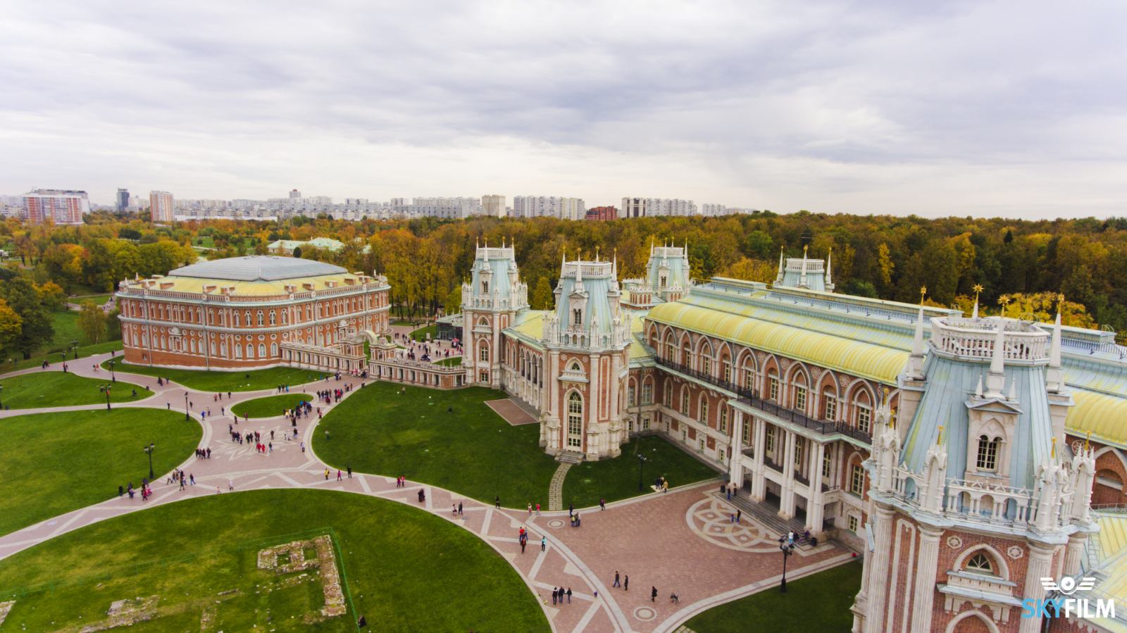 Дворец в Царицыно Центральная часть